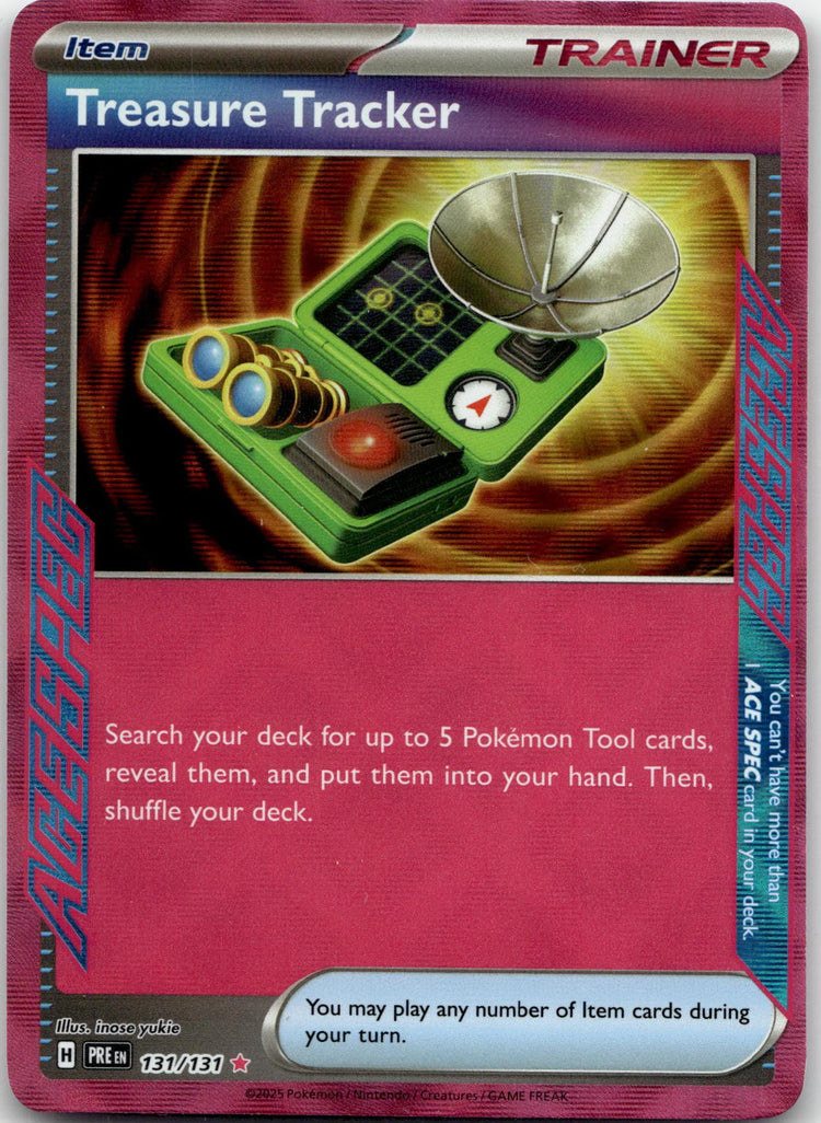 Treasure Tracker - Prismatic Evolutions (ACE SPEC Rare) #131/131 English / Near Mint / Normal