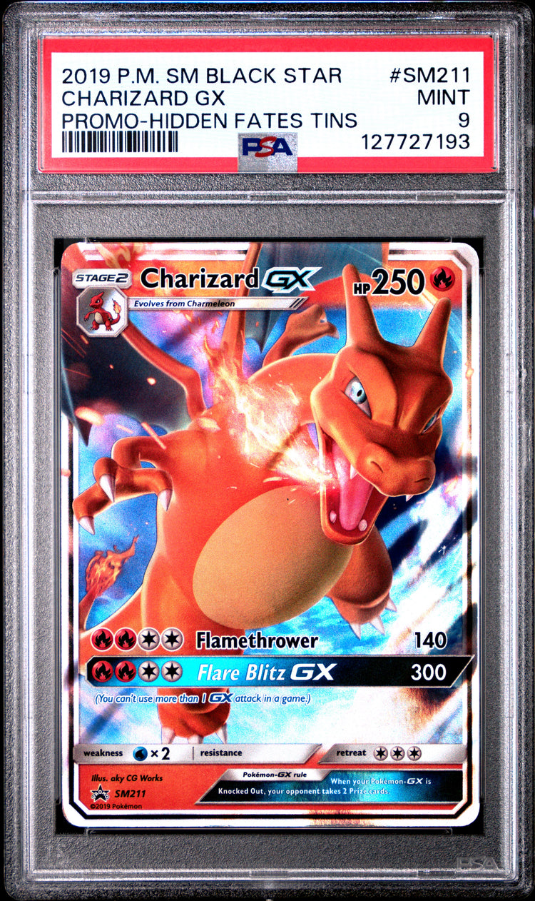 Charizard GX Promo #SM211 PSA 9