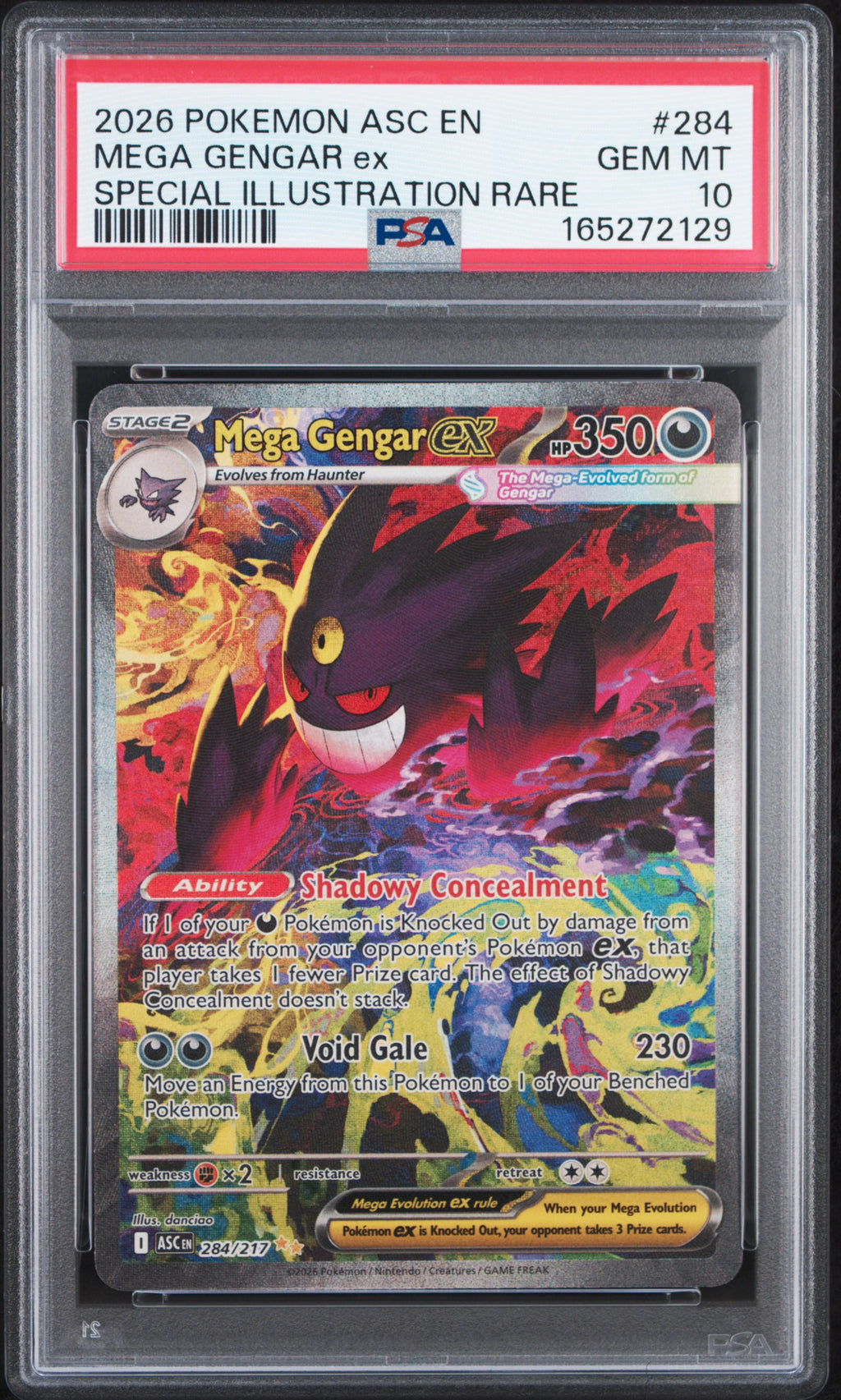Mega Gengar ex SAR #284 PSA 10