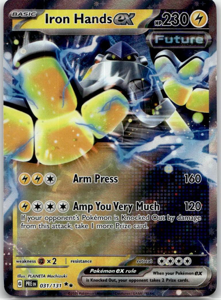 Iron Hands ex - Prismatic Evolutions (Double Rare) [PRE-31] English / Near Mint / Normal