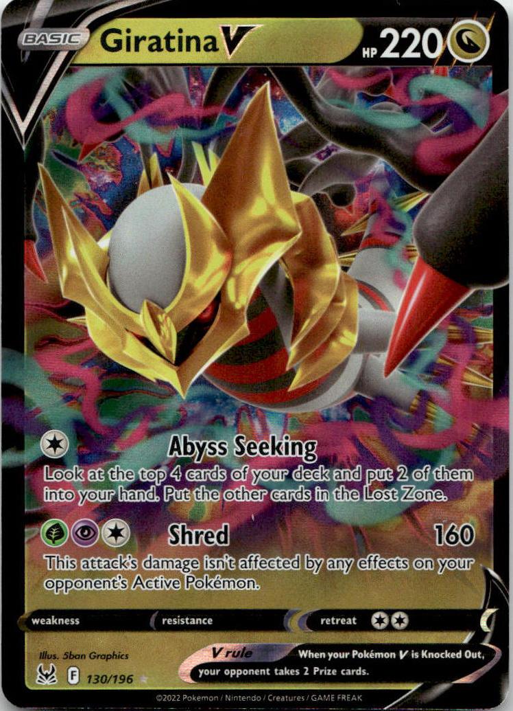 Giratina V - Lost Origin (Rare Holo V) [LOR-130] English / Near Mint / Normal