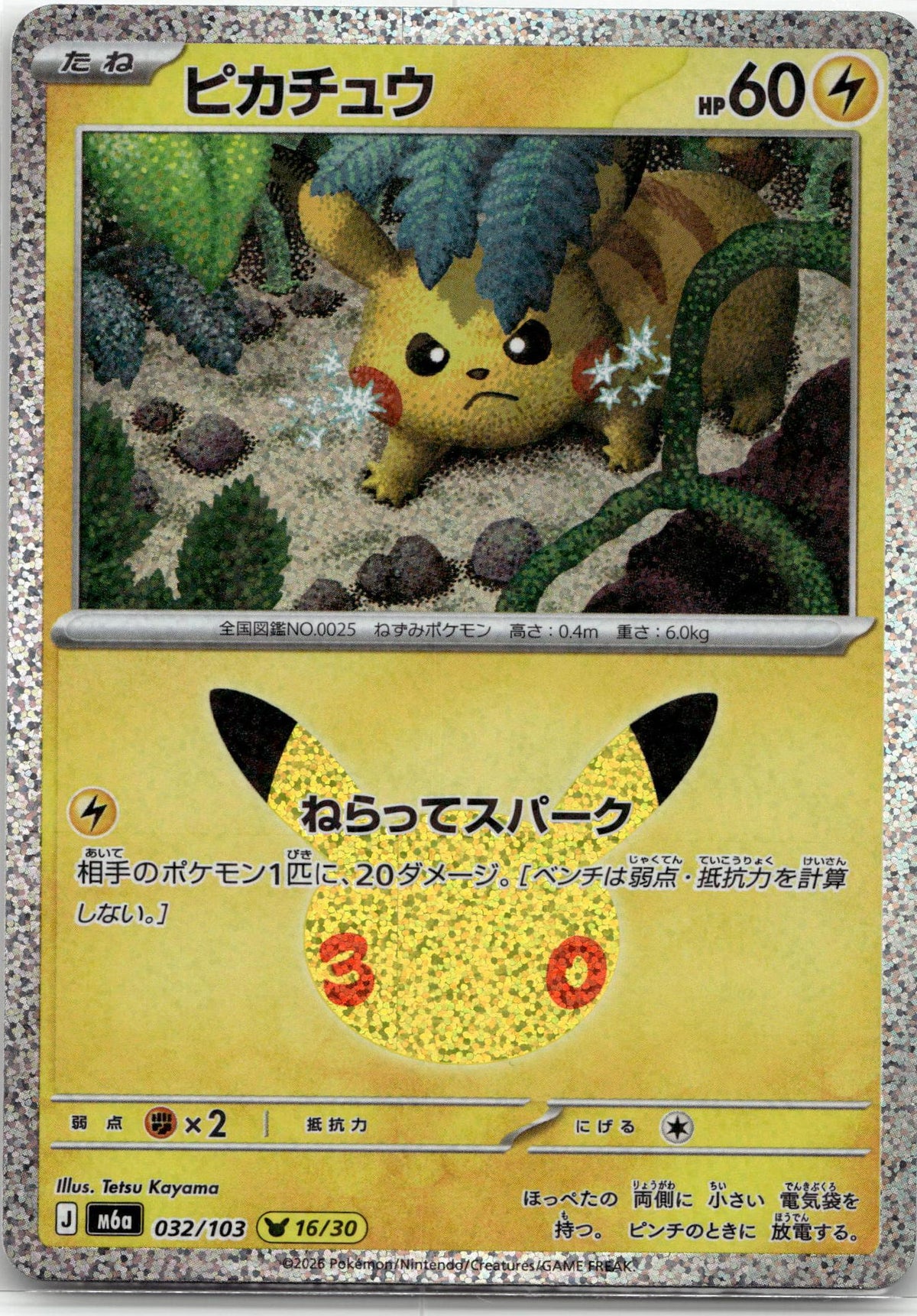 Pikachu - 30th Celebration () #032 Japanese / Near Mint / Normal