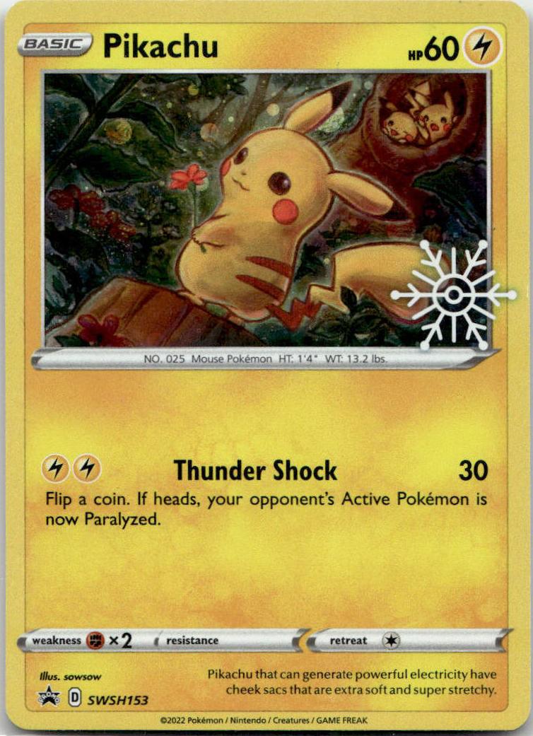 Pikachu - SWSH Black Star Promos (Promo) [PR-SW-SWSH153] English / Near Mint / Normal
