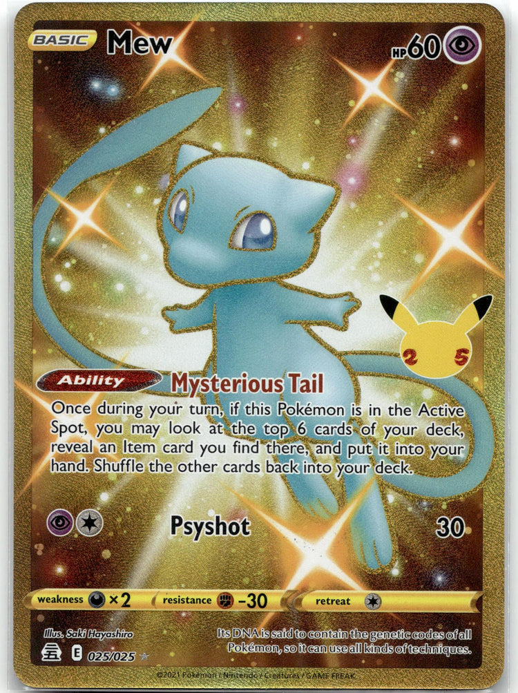 Mew - Celebrations (Holo Rare) #25/25 English / Near Mint / Normal