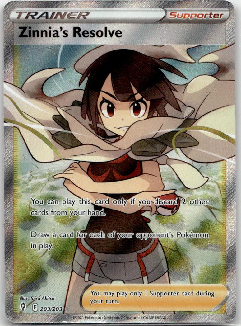 Zinnia's Resolve - Evolving Skies (Ultra Rare) [EVS-203] English / Near Mint / Normal
