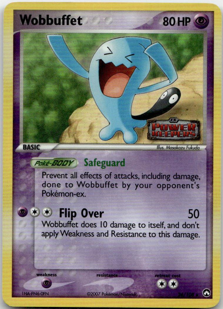 Wobbuffet - Power Keepers (Rare) [PK-24] English / Near Mint / Reverse-Holo Normal