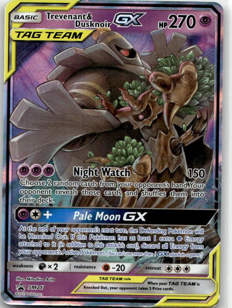 Trevenant & Dusknoir-GX - SM Black Star Promos (Promo) [PR-SM-SM217] English / Light Played / Normal