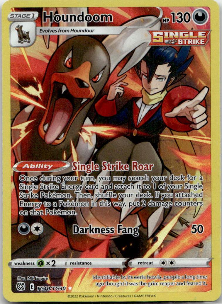 Houndoom - Brilliant Stars Trainer Gallery (Trainer Gallery Rare Holo) [BRS-TG10] English / Near Mint / Normal