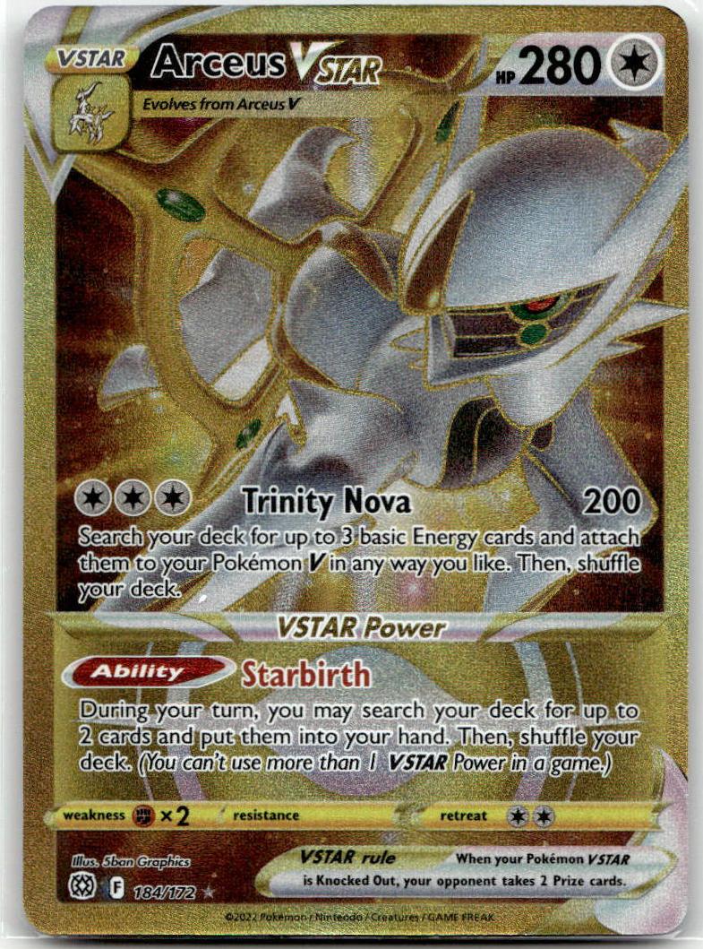 Arceus VSTAR - Brilliant Stars (Secret Rare) [BRS-184] English / Near Mint / Normal