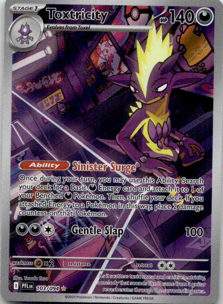 Toxtricity - Phantasmal Flames (Illustration Rare) [PFL-103] English / Near Mint / Normal