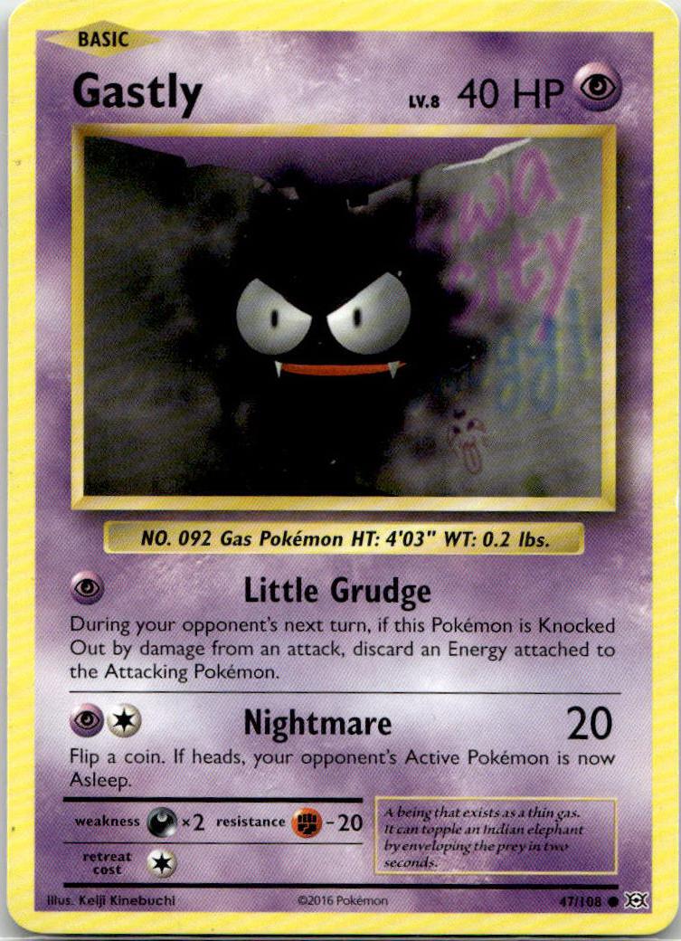 Gastly - Evolutions (Common) [EVO-47] English / Light Played / Normal