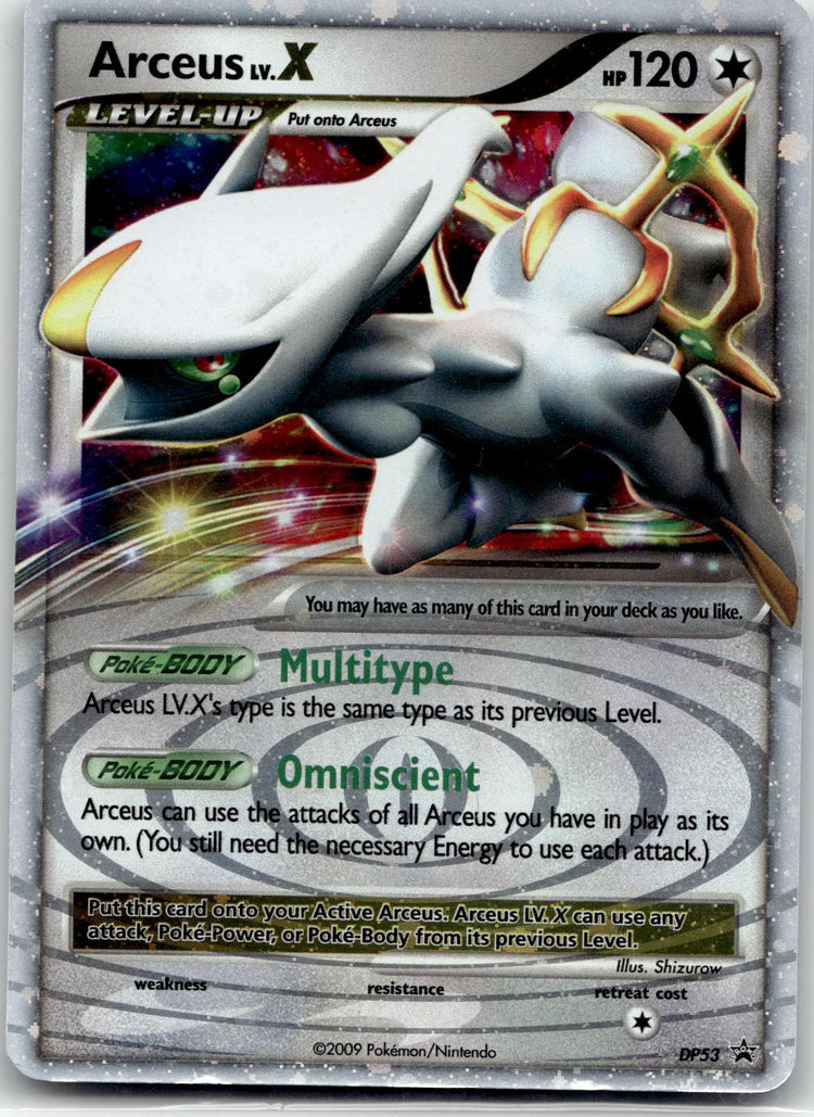Arceus LV.X - DP Black Star Promos (Promo) #DP53/56 English / Near Mint / Normal