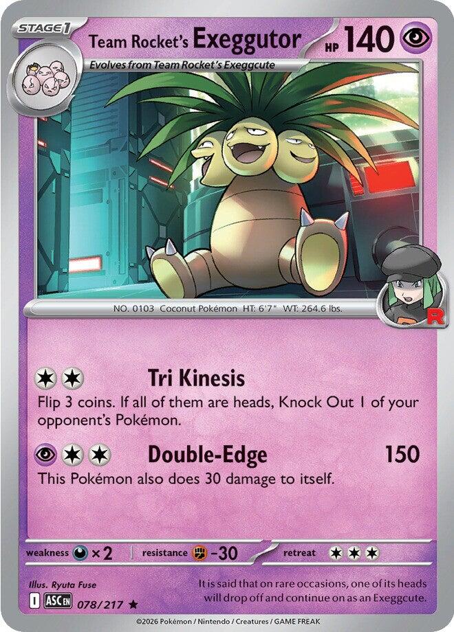 Team Rocket's Exeggutor [ASC - 078/217]