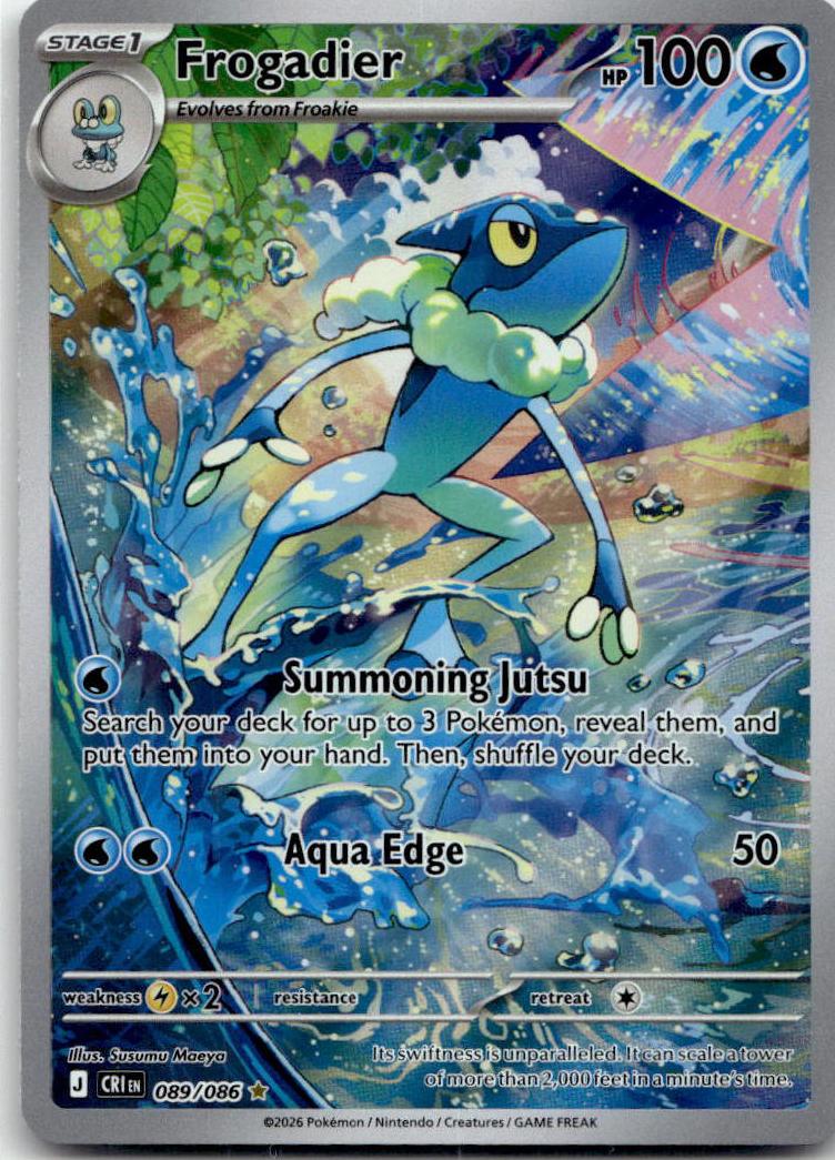 Frogadier - Chaos Rising (Illustration Rare) [CRI-89] English / Near Mint / Normal