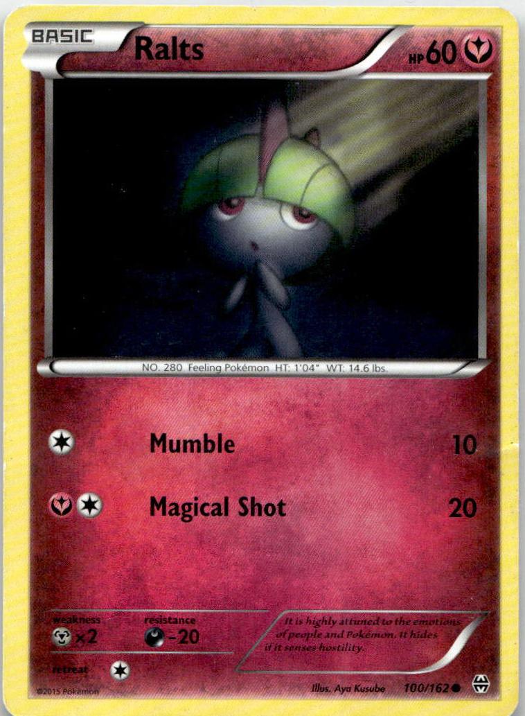 Ralts - BREAKthrough (Common) [BKT-100] English / Good / Normal