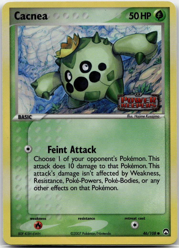Cacnea - Power Keepers (Common) #46/108 English / Light Played / Reverse-Holo Normal
