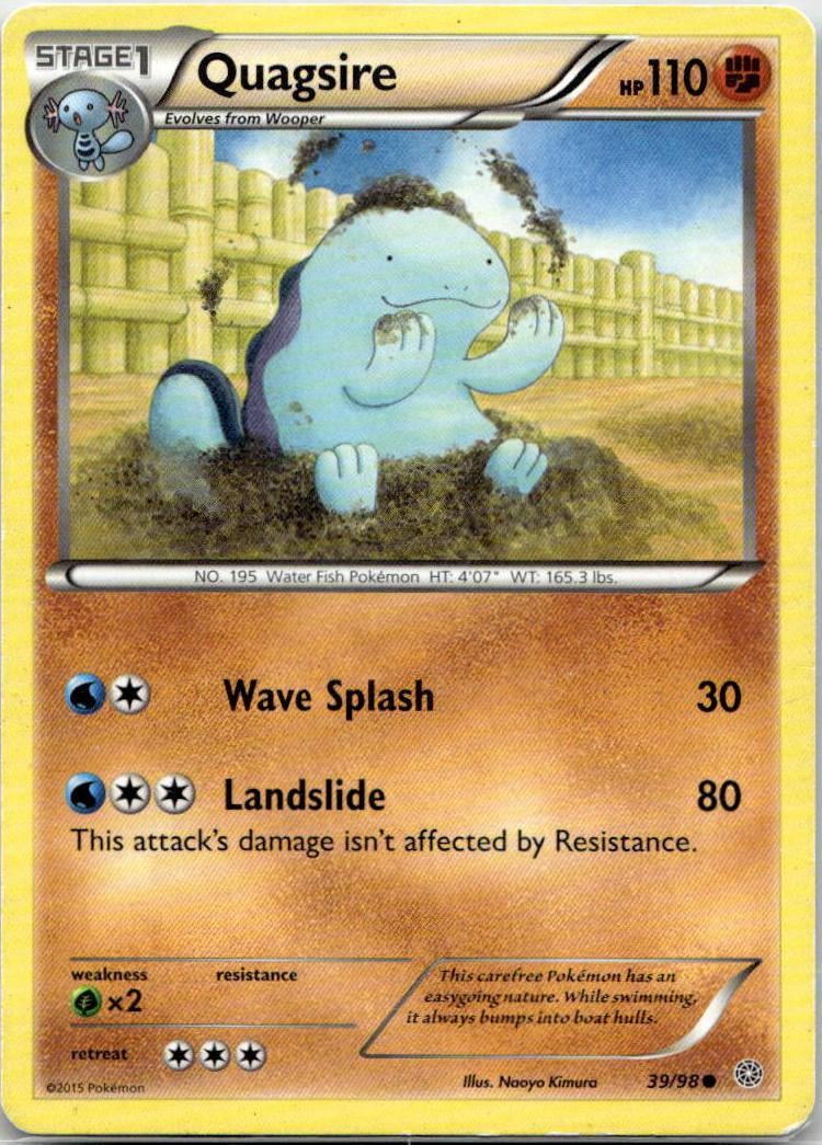 Quagsire - Ancient Origins (Common) [AOR-39] English / Light Played / Normal