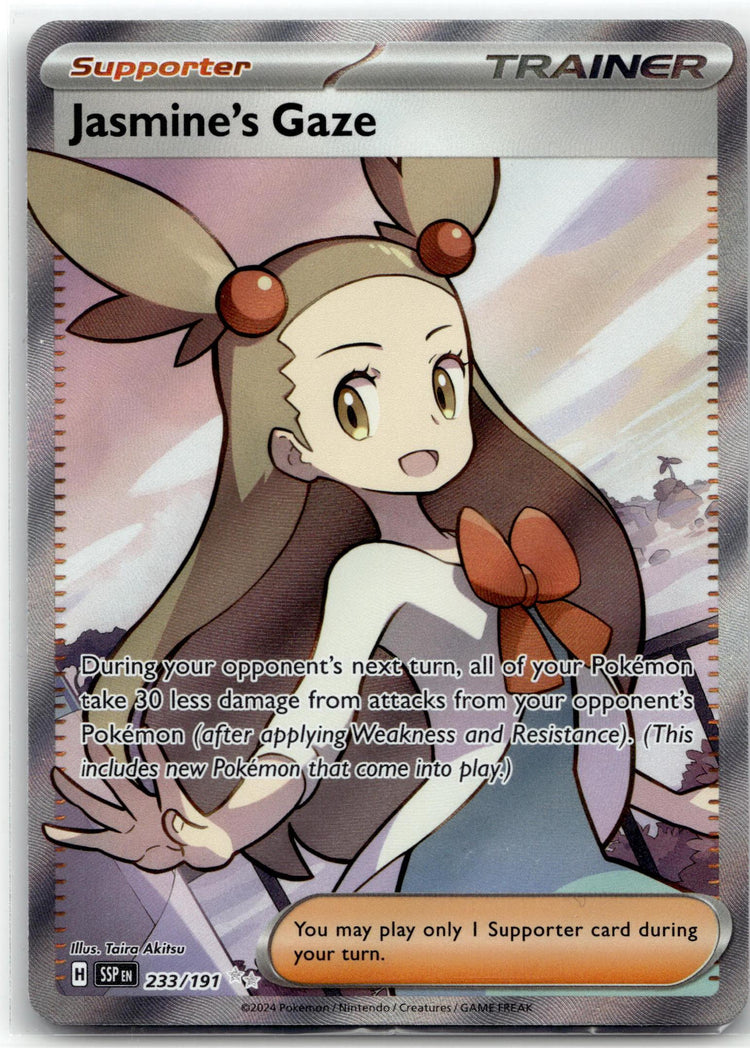Jasmine's Gaze - Surging Sparks (Ultra Rare) #233/191 English / Near Mint / Normal