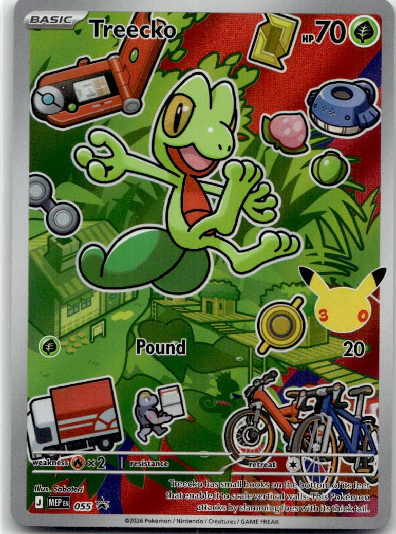 Treecko - ME Black Star Promos (Promo) [MEP-55] English / Near Mint / Normal