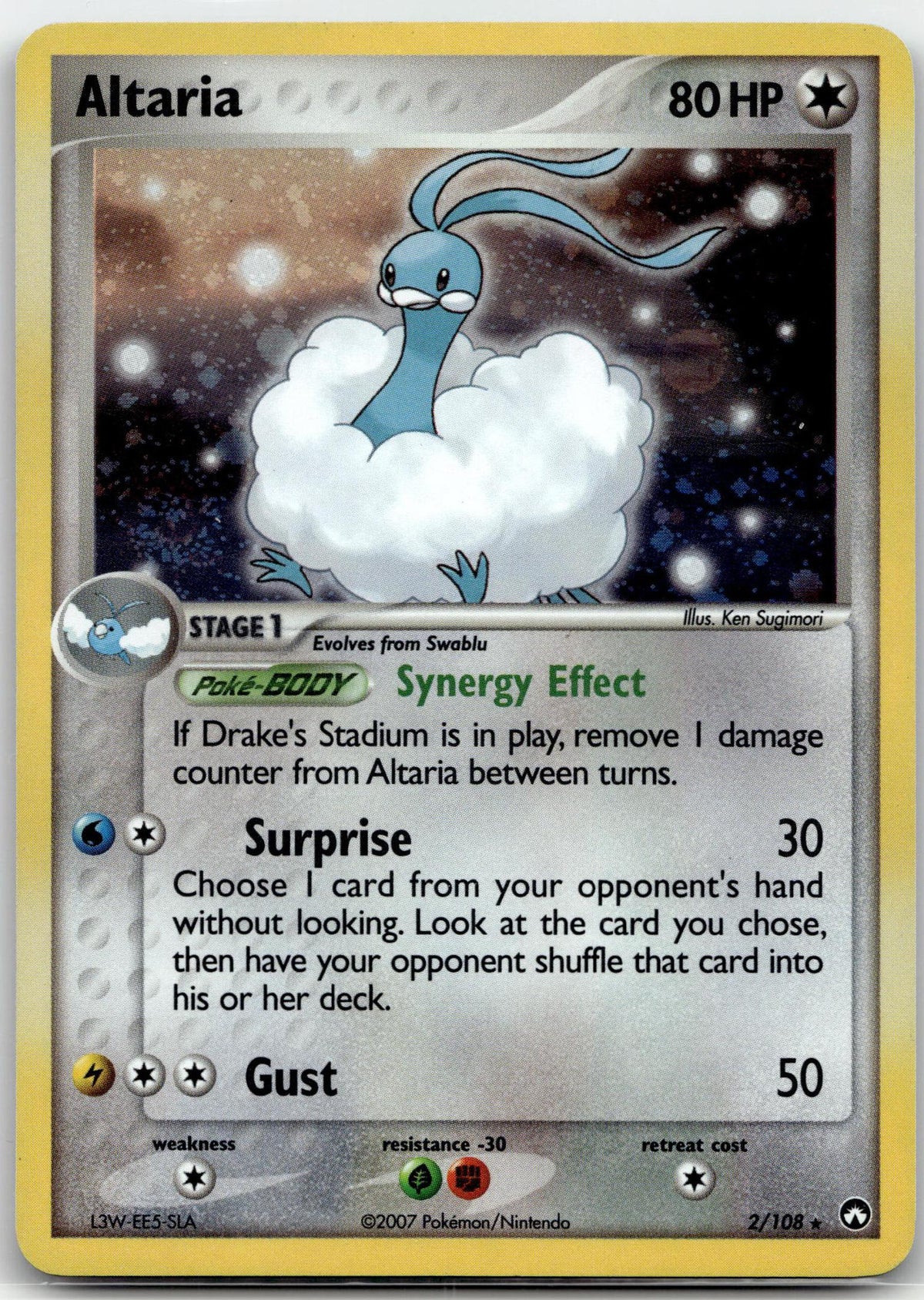 Altaria - Power Keepers (Holo Rare) #2/108 English / Near Mint / Normal
