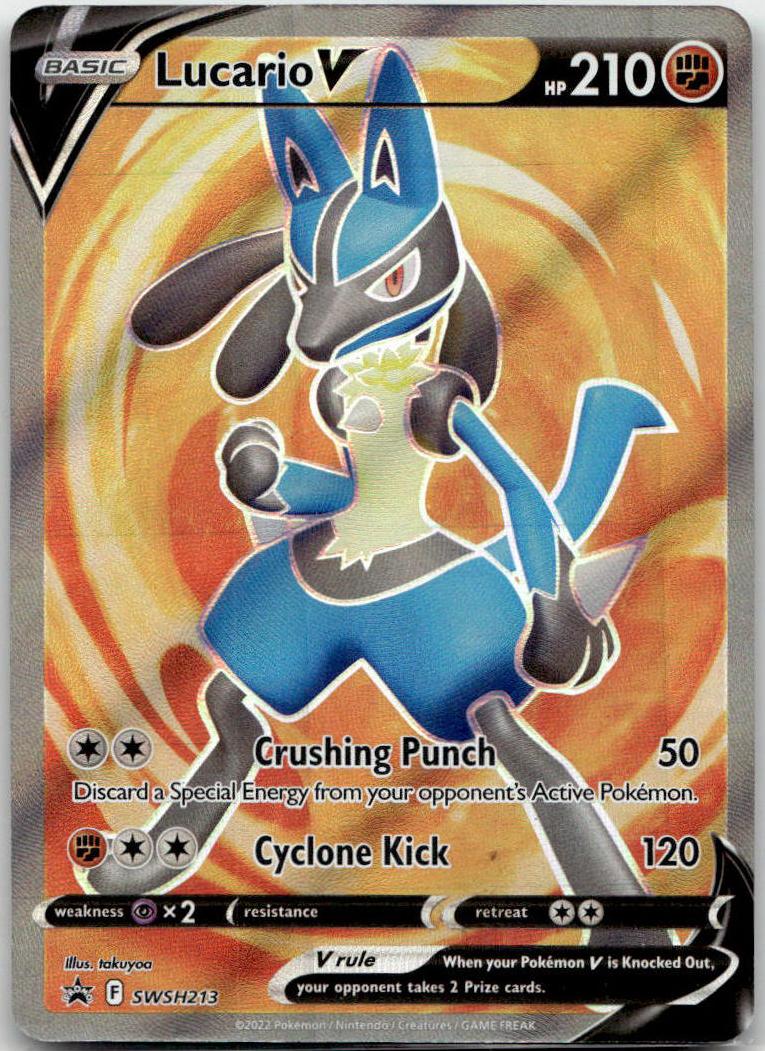 Lucario V - SWSH Black Star Promos (Promo) [PR-SW-SWSH213] English / Near Mint / Normal