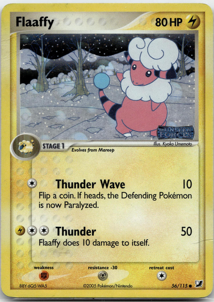 Flaaffy - Unseen Forces (Common) #56/115 English / Light Played / Reverse-Holo Normal