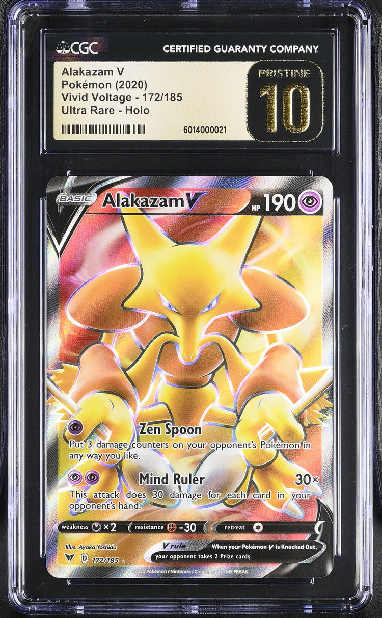 Alakazam #172 CGC 10 Pristine