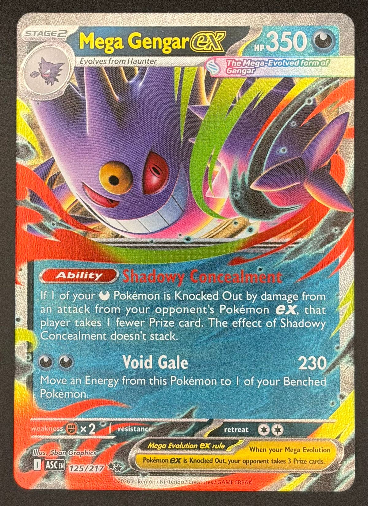 Mega Gengar Ex #125/217