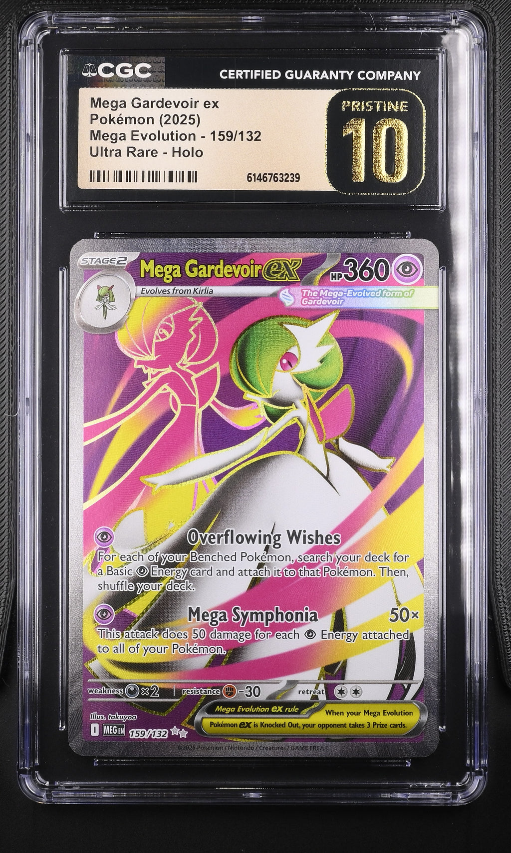 Mega Gardevoir ex #159 CGC 10 Pristine
