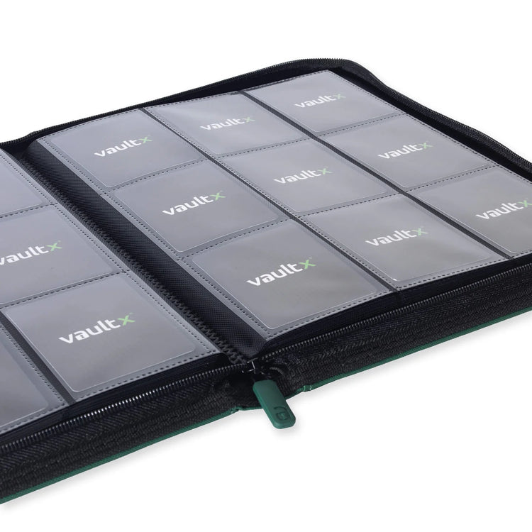 Vault X Exo-Tec 9-Pocket Sideloading Binder (Green)