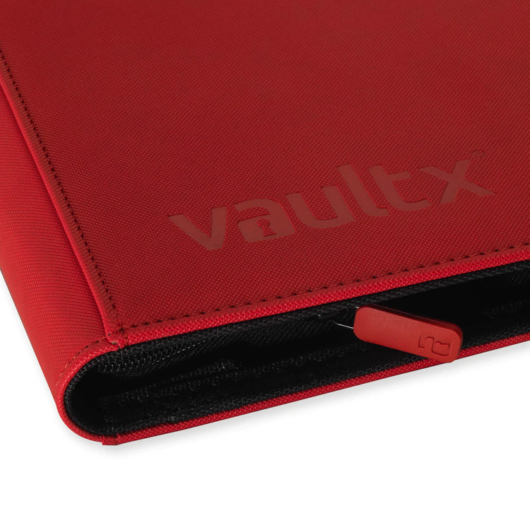 Vault X Exo-Tec 9-Pocket Sideloading Binder (Red)