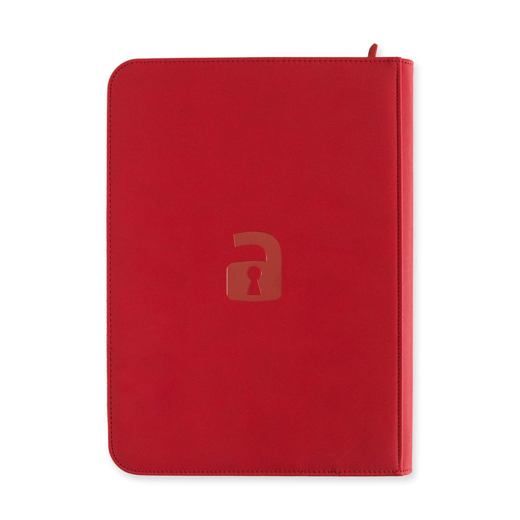 Vault X Exo-Tec 9-Pocket Sideloading Binder (Red)