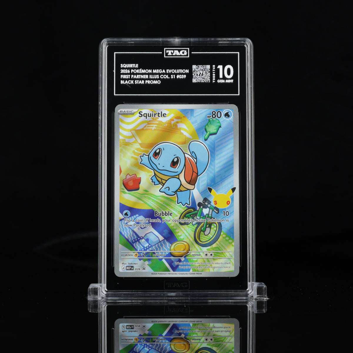TAG 10 Kanto Starter Sett - Bulbasaur, Charmander & Squirtle