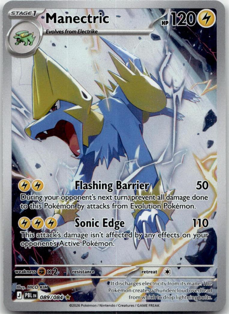 Manectric - Pitch Black (Illustration Rare) [PBL-89] English / Near Mint / Normal
