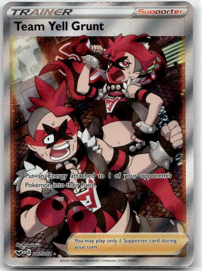 Team Yell Grunt - Sword & Shield (Ultra Rare) [SSH-202] English / Near Mint / Normal