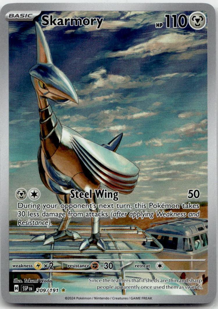 Skarmory - Surging Sparks (Illustration Rare) [SSP-209] English / Near Mint / Normal