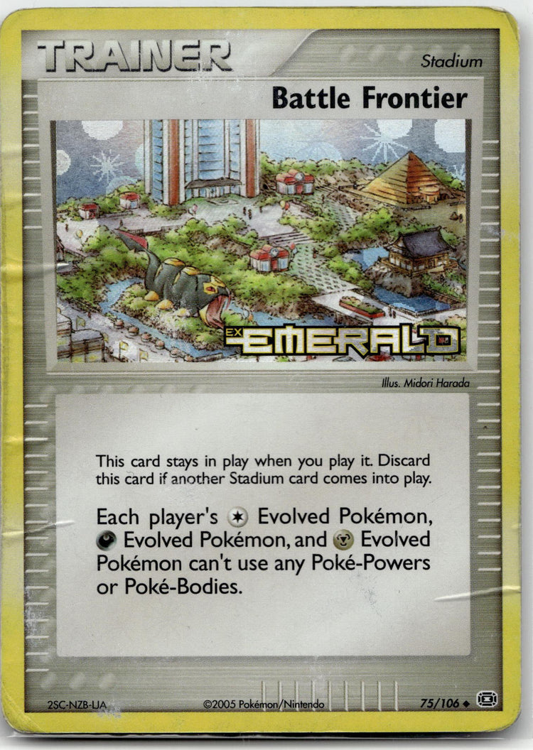 Battle Frontier - Emerald (Uncommon) #75/106 English / Poor / Reverse-Holo Normal