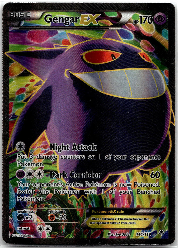 Gengar-EX - Phantom Forces (Ultra Rare) #114/119 English / Played / Normal