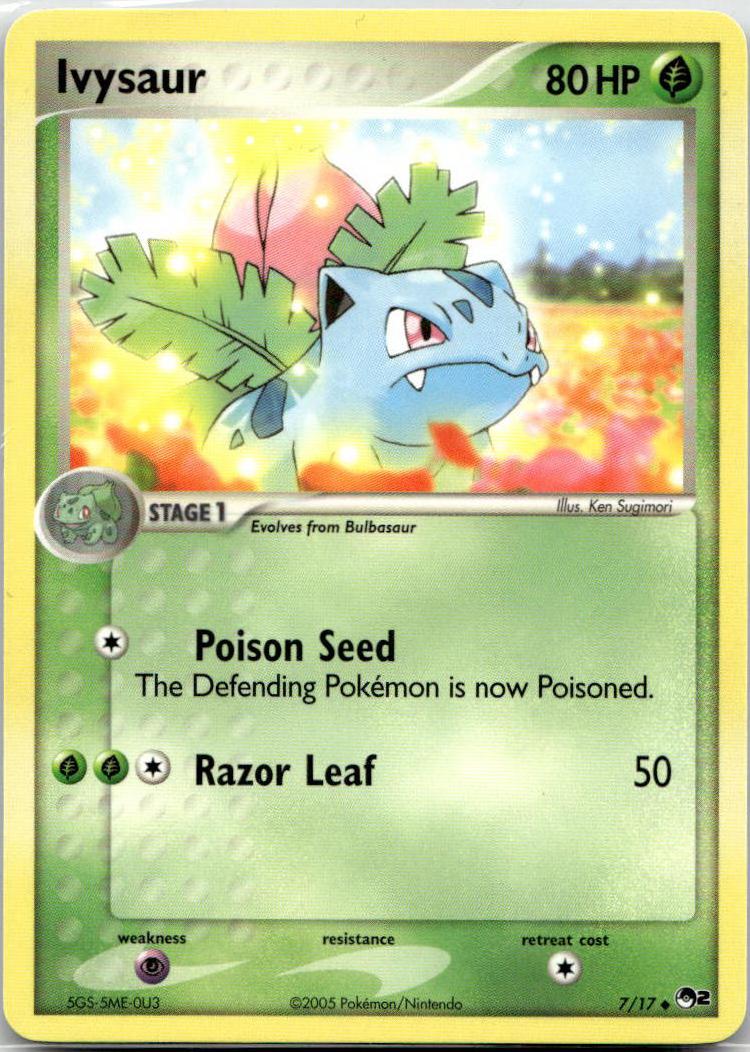 Ivysaur - POP Series 2 (Uncommon) [7] English / Near Mint / Normal