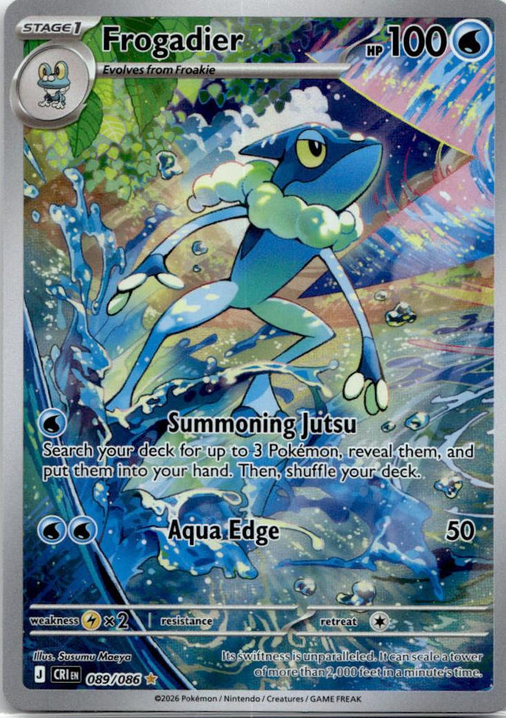 Frogadier - Chaos Rising (Illustration Rare) [CRI-89] English / Near Mint / Normal