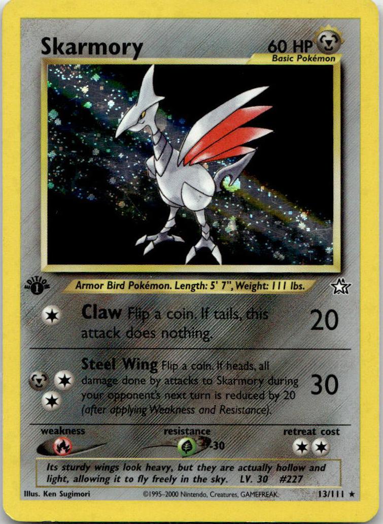 Skarmory - Neo Genesis (Holo Rare) [N1-13] English / Light Played / 1st Edition