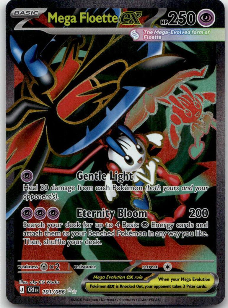 Mega Floette ex - Chaos Rising (Ultra Rare) [CRI-101] English / Near Mint / Normal