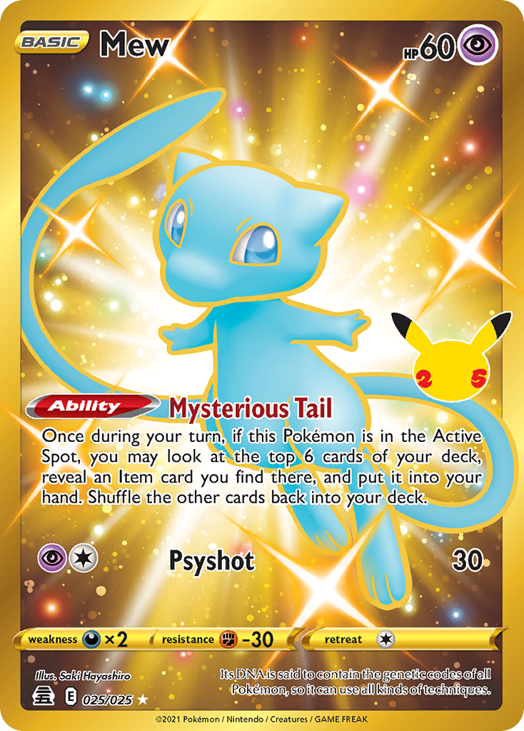 Mew - Celebrations (Holo Rare) #25/25