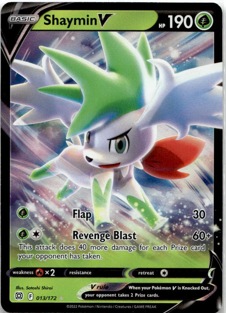 Shaymin V - Brilliant Stars (Rare Holo V) [BRS-13] English / Near Mint / Normal