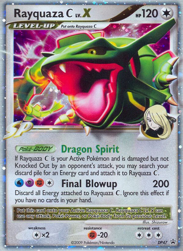 Rayquaza C LV.X - DP Black Star Promos (Promo) [PR-DPP-DP47]