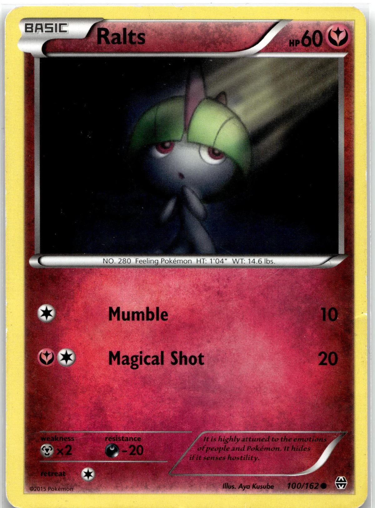 Ralts - BREAKthrough (Common) #100/162 English / Played / Normal