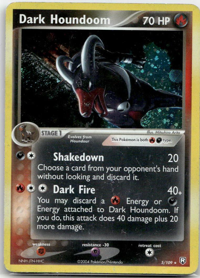 Dark Houndoom - Team Rocket Returns (Holo Rare) [TRR-5] English / Played / Normal