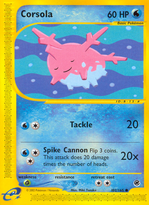 Corsola - Expedition Base Set (Common) [EX-102]