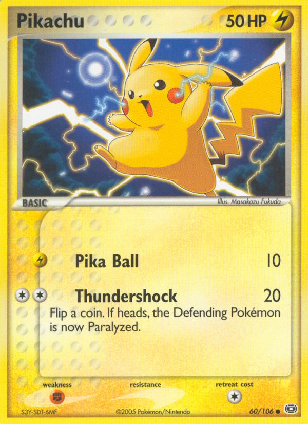 Pikachu - Emerald (Common) #60/106