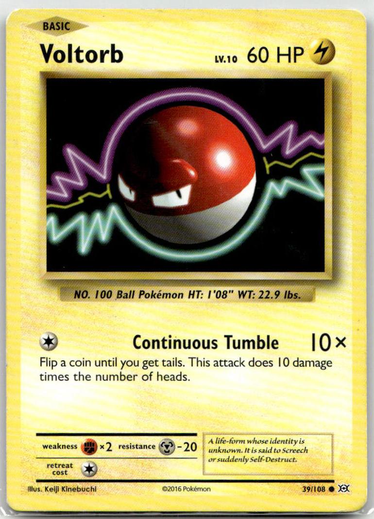 Voltorb - Evolutions (Common) [EVO-39] English / Light Played / Normal